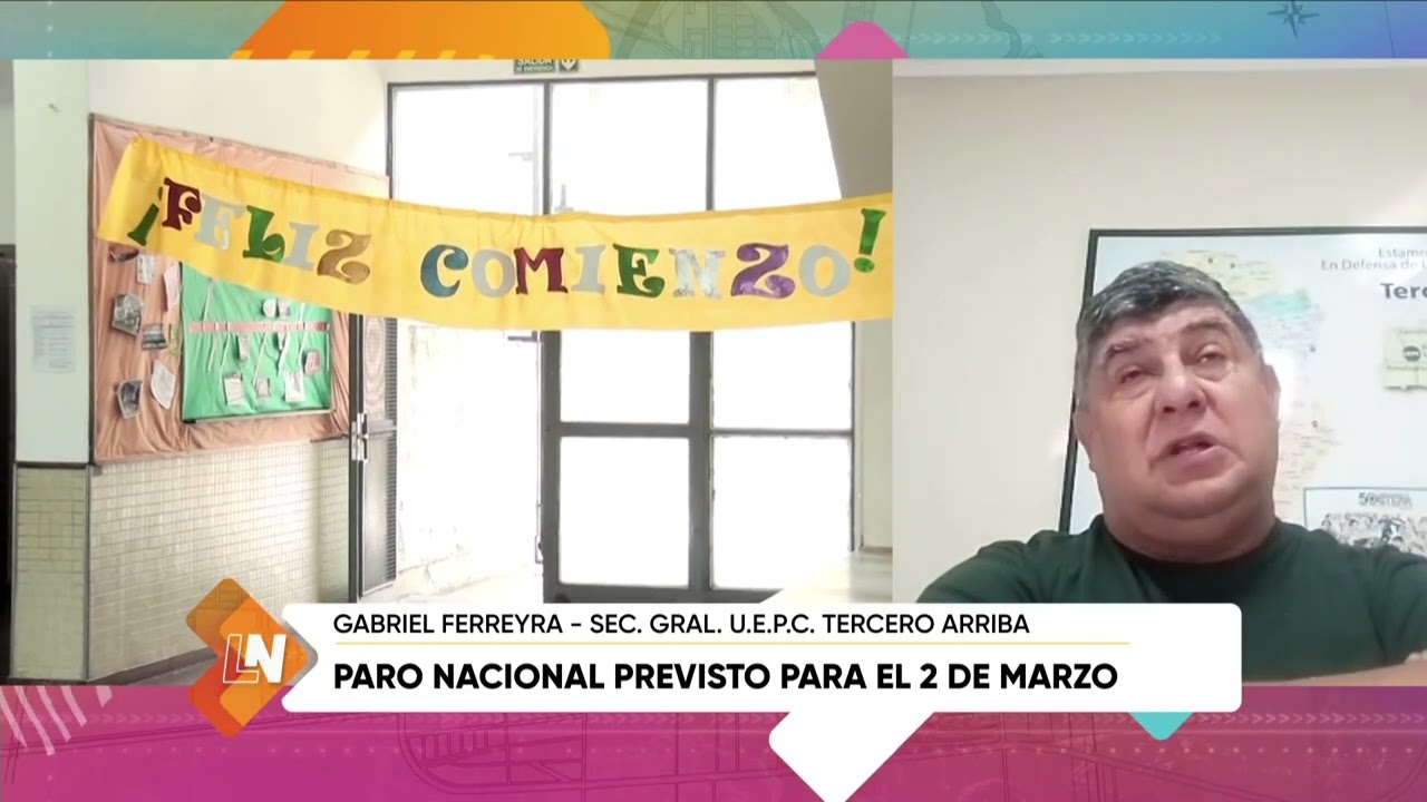Paro nacional previsto para el 2 de marzo, Gabriel Ferreyra