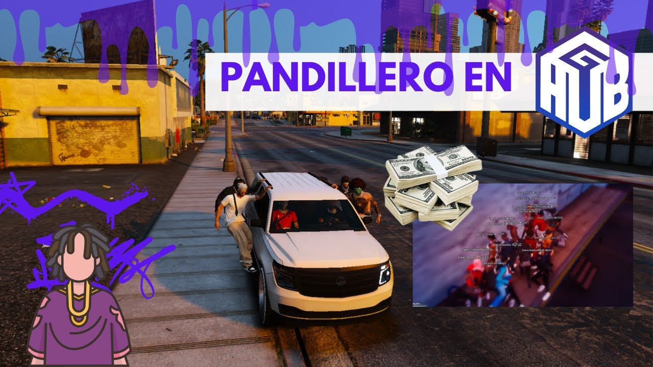 Un dia siendo PANDILLERO en GTAHUB | Pandilla en GTAHUB - ORION |
