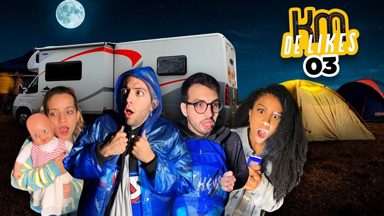 PASSANDO A NOITE FORA DO TRAILER!!! #KmDeLikes2