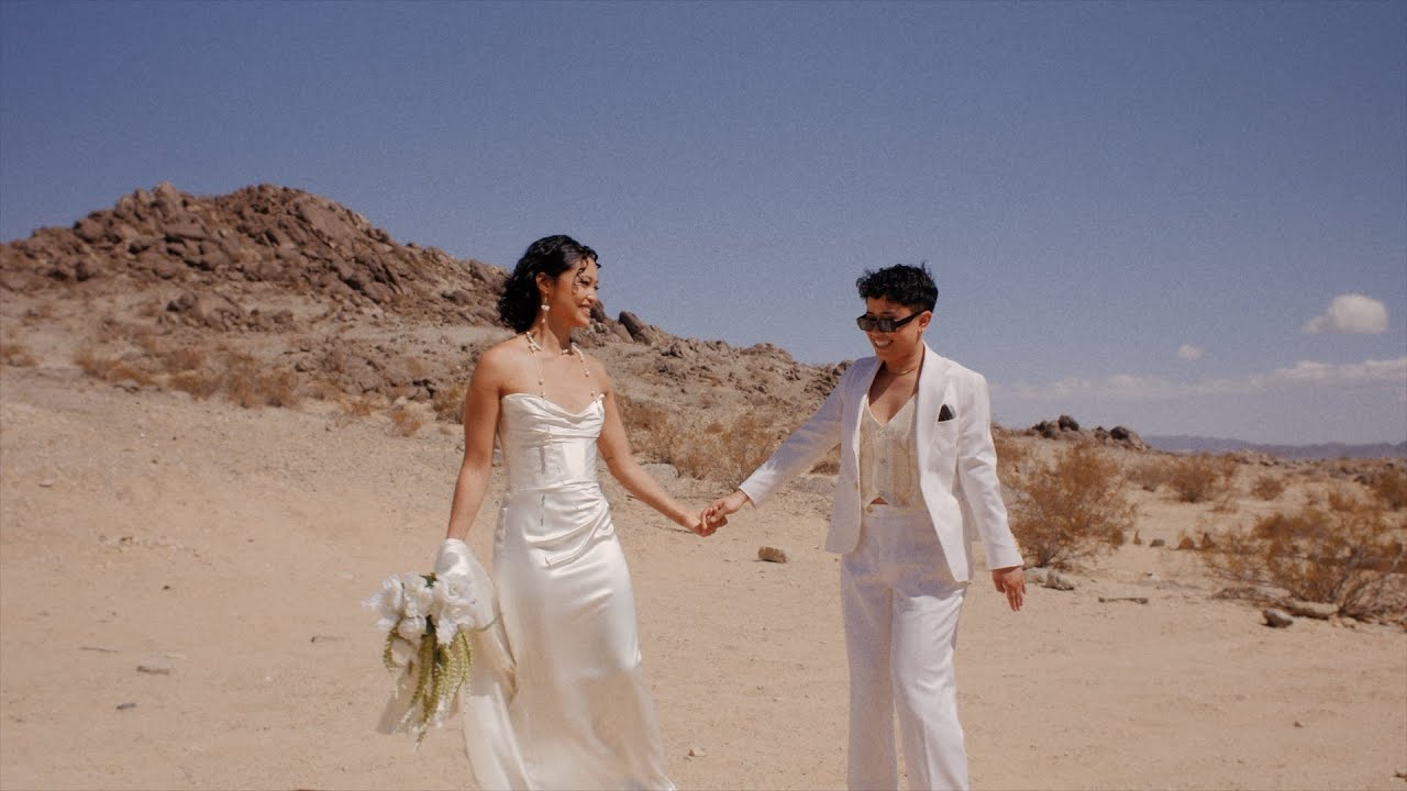 BEAUTIFUL WEDDING OF CASSEY + KASSINA | NXWHERE CALIFORNIA, JOSHUA TREE