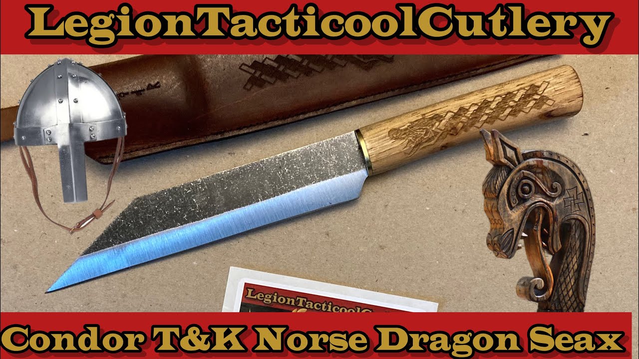 Norse Dragon Seax by Condor Tool & Knife!  #seax