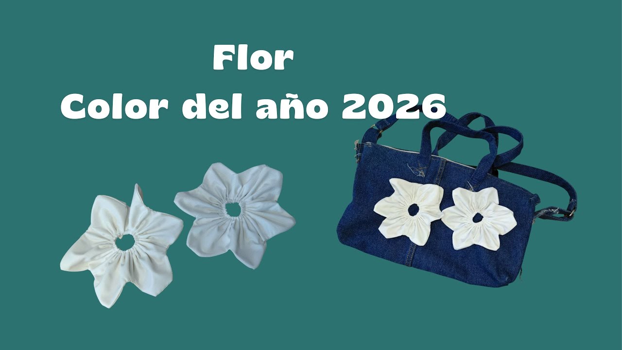 Flor En Tela, Color del año 2026 - flower color of the year