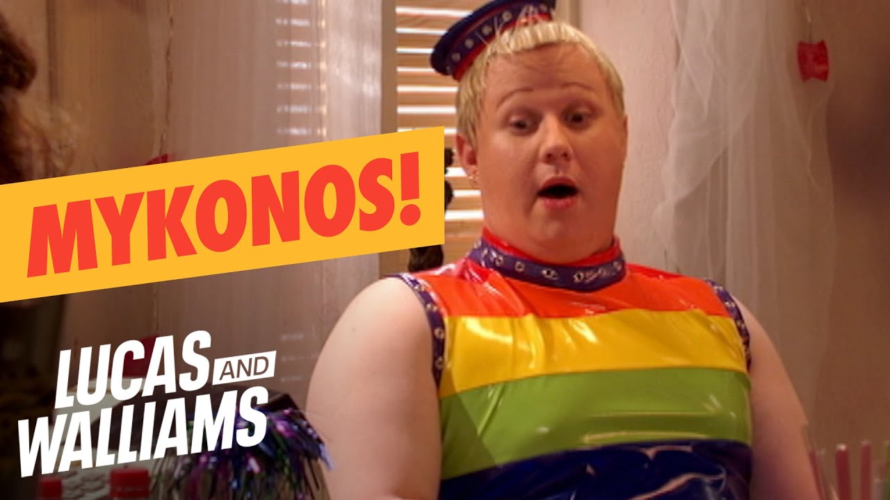 Daffyd goes to Mykonos! | Little Britain | Lucas and Walliams