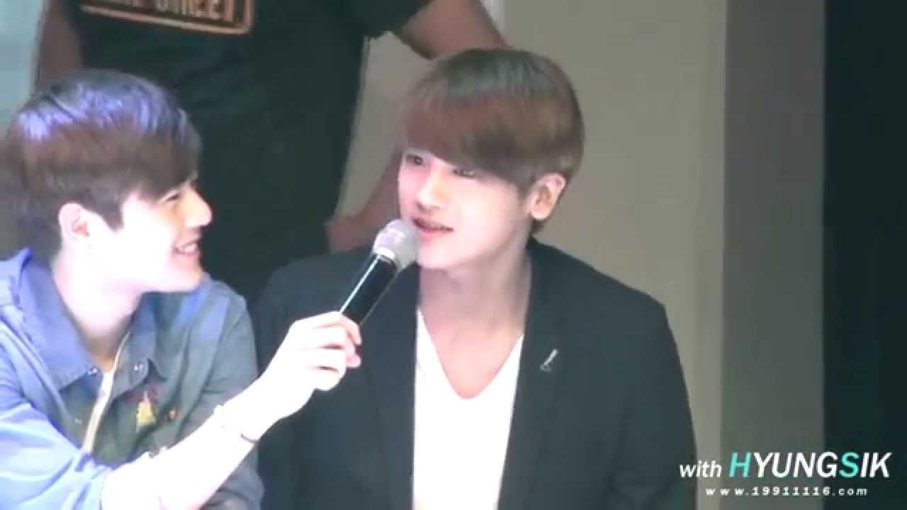140615 ZE:A 박형식 신촌 팬사인회 - 형식아, 노래 불러주세요 비틀비틀 + ONE