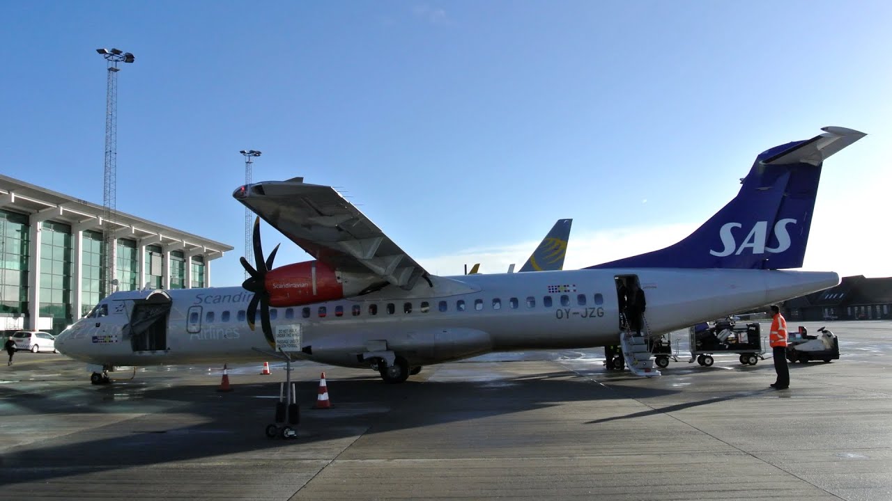 SAS (Jet Time) ✈ ATR 72-600 [OY-JZG] ✈ Copenhagen - Aalborg ✈ 29 JAN 2015