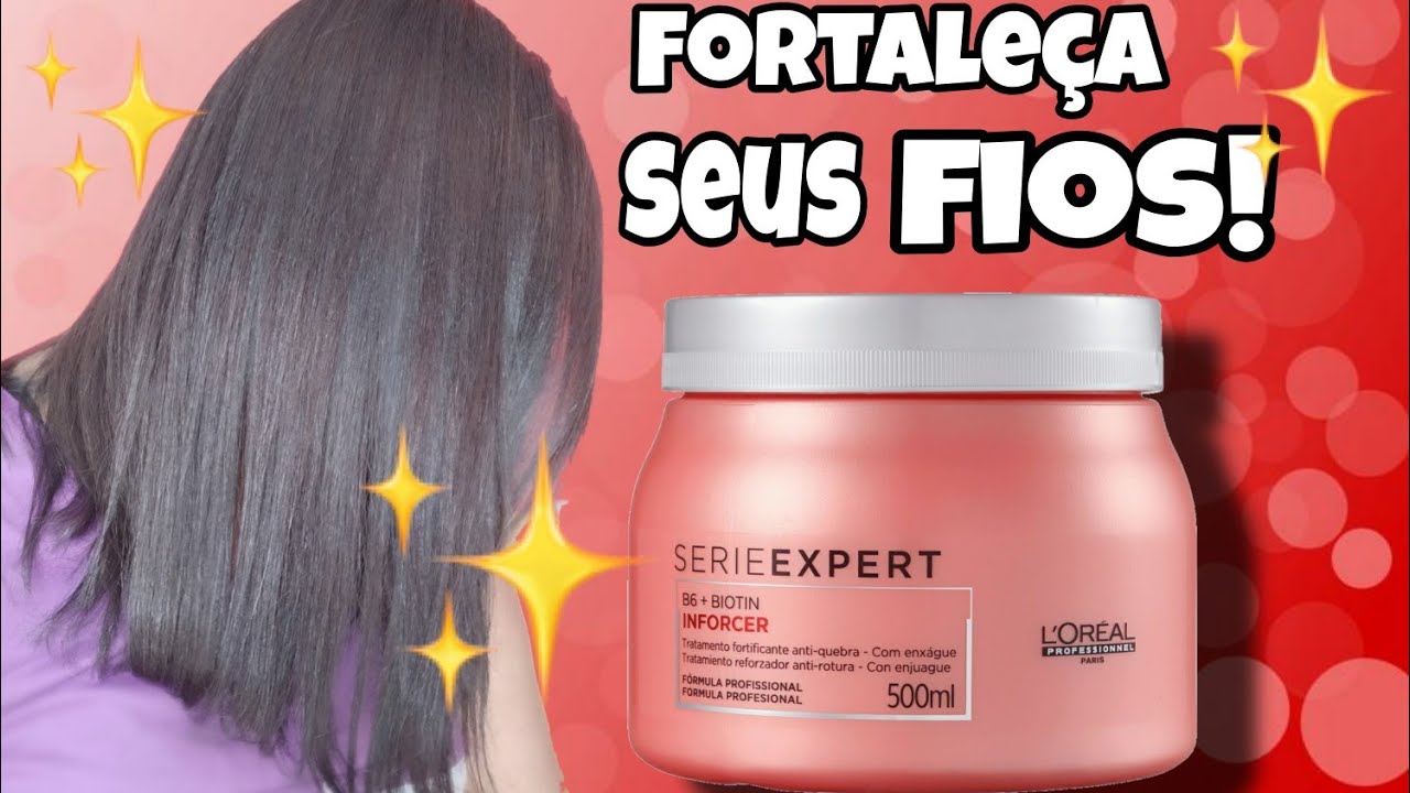 💪🏾L'OR&Eacute;AL INFORCER | Hidrata&ccedil;&atilde;o Fortalecedora | Angela Benevides.