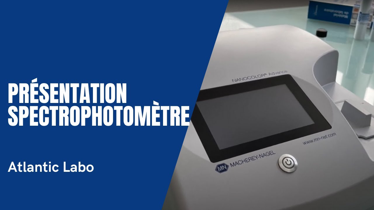 Présentation Spectrophotomètre - MACHEREY NAGEL