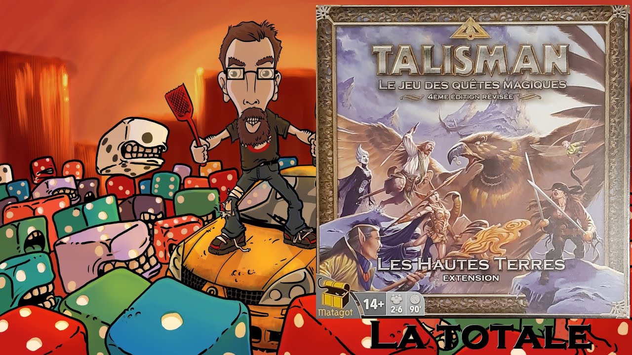 Talisman les hautes terres (extension) : matériel + règles (boîte reçue)