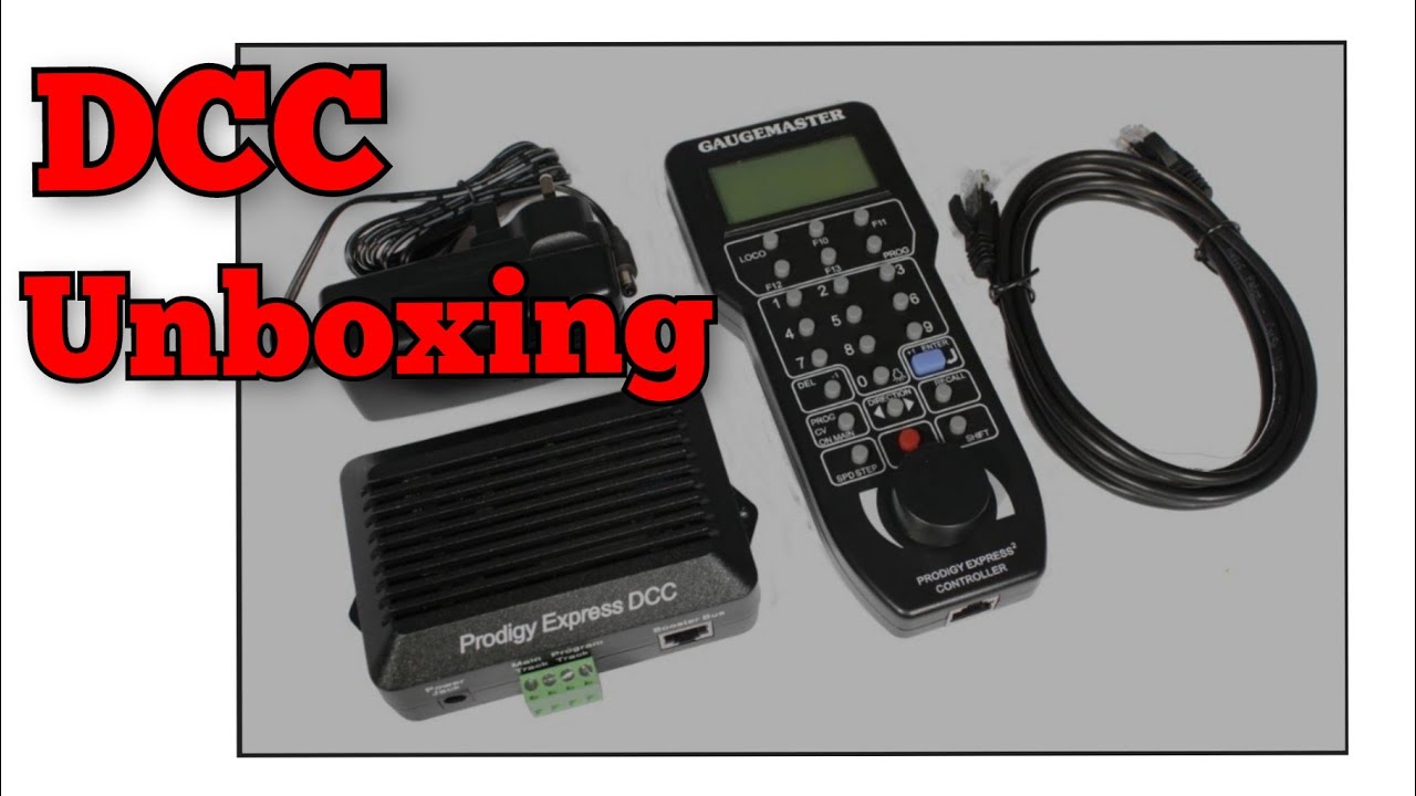 Unboxing - DCC - Controlador Digital Prodigy Express2 - 1.6 Amp - 28 funções.