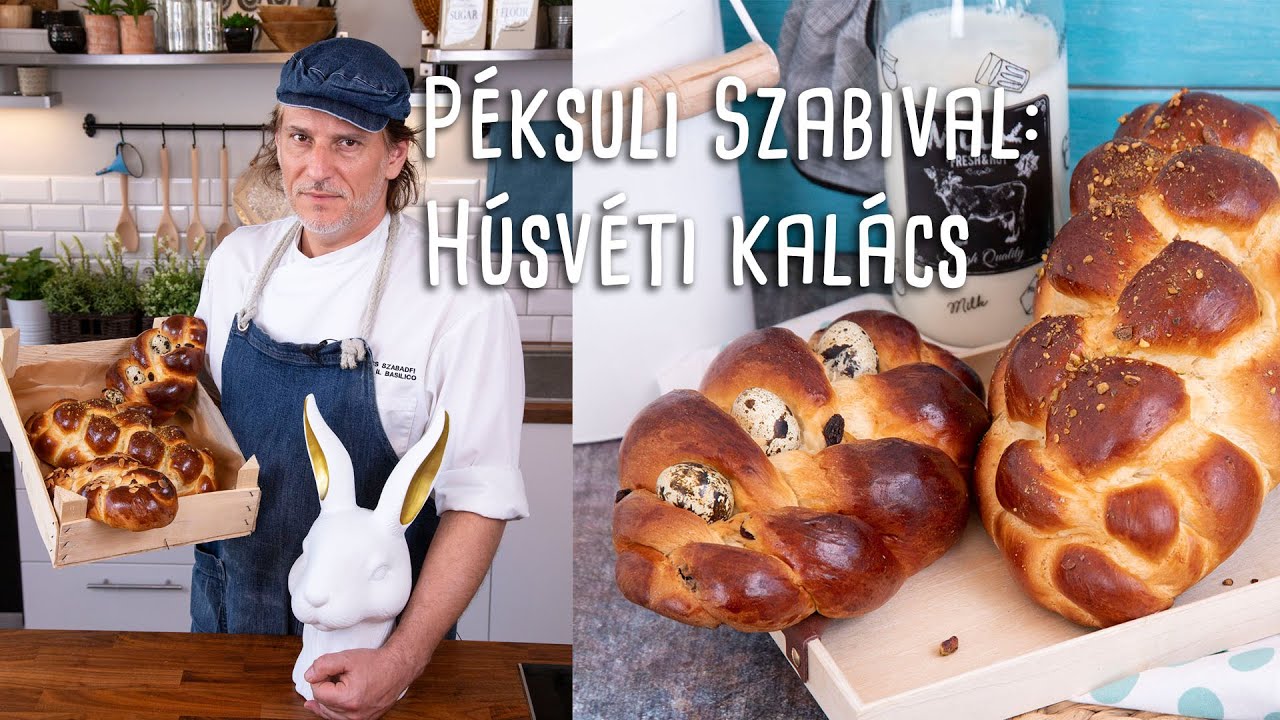 Péksuli Szabival: háromféle húsvéti kalács egy tésztából | Mindmegette.hu