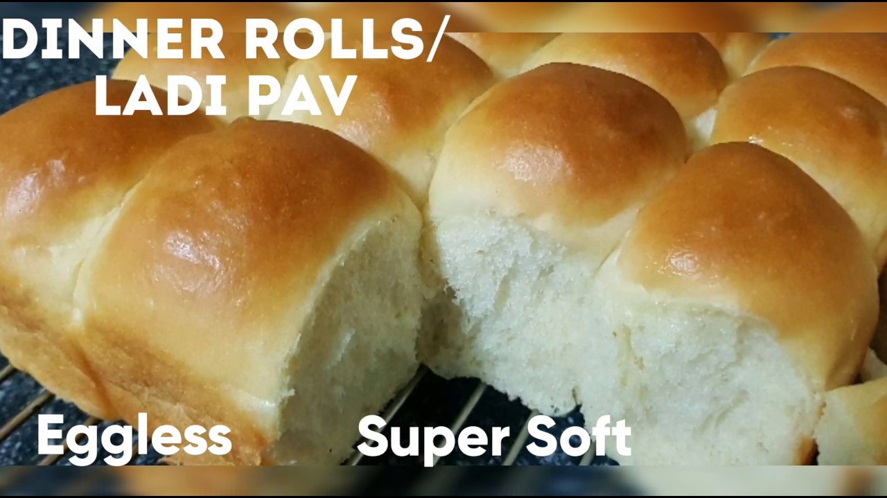 Pav recipe| Ladi pav| DinnerRolls|Homemade eggless soft pav.