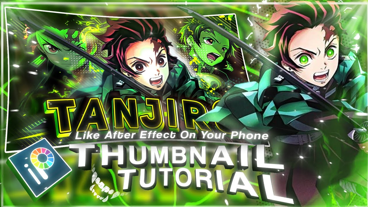 How To Make Easy AMV/Edit Thumbnail On Android | Ibispaint X Tutorial