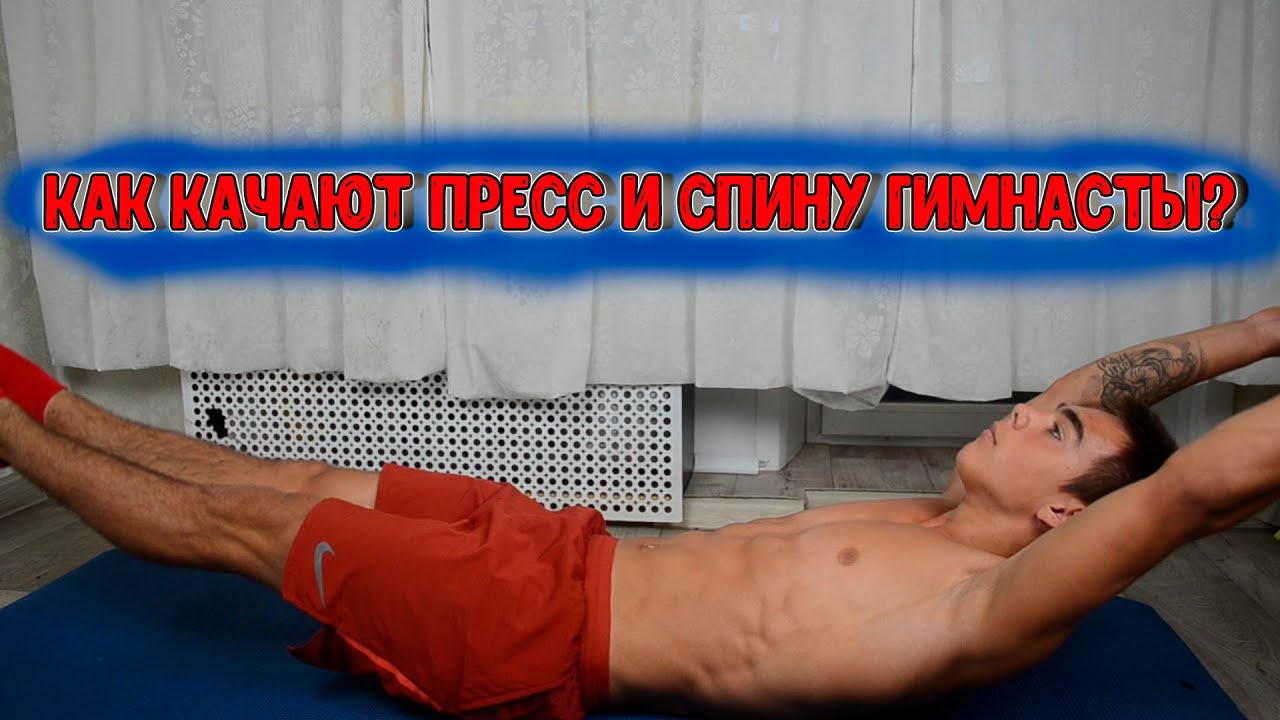 Как качают пресс и спину гимнасты?
