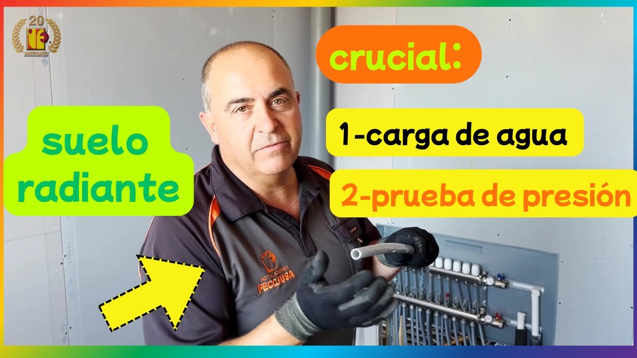 Suelo radiante: la prueba de carga y prueba de presión