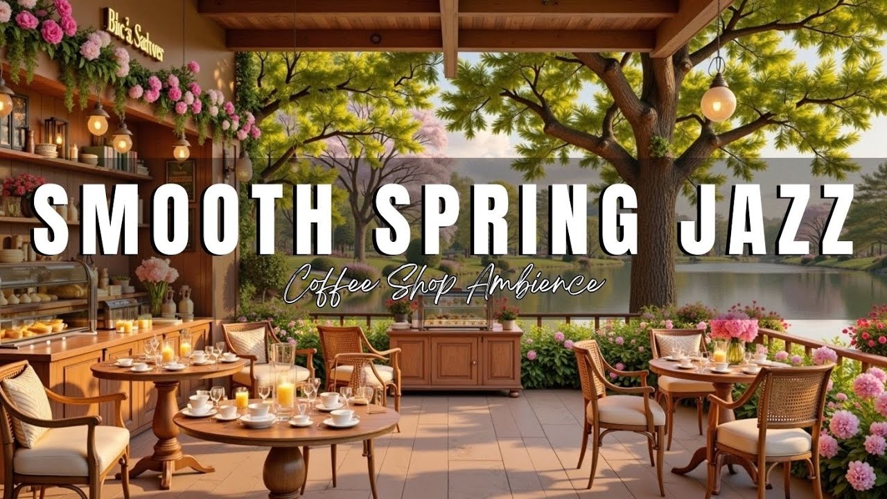 Spring Coffee Jazz Ambiance~Расслабляющий отдых у озера