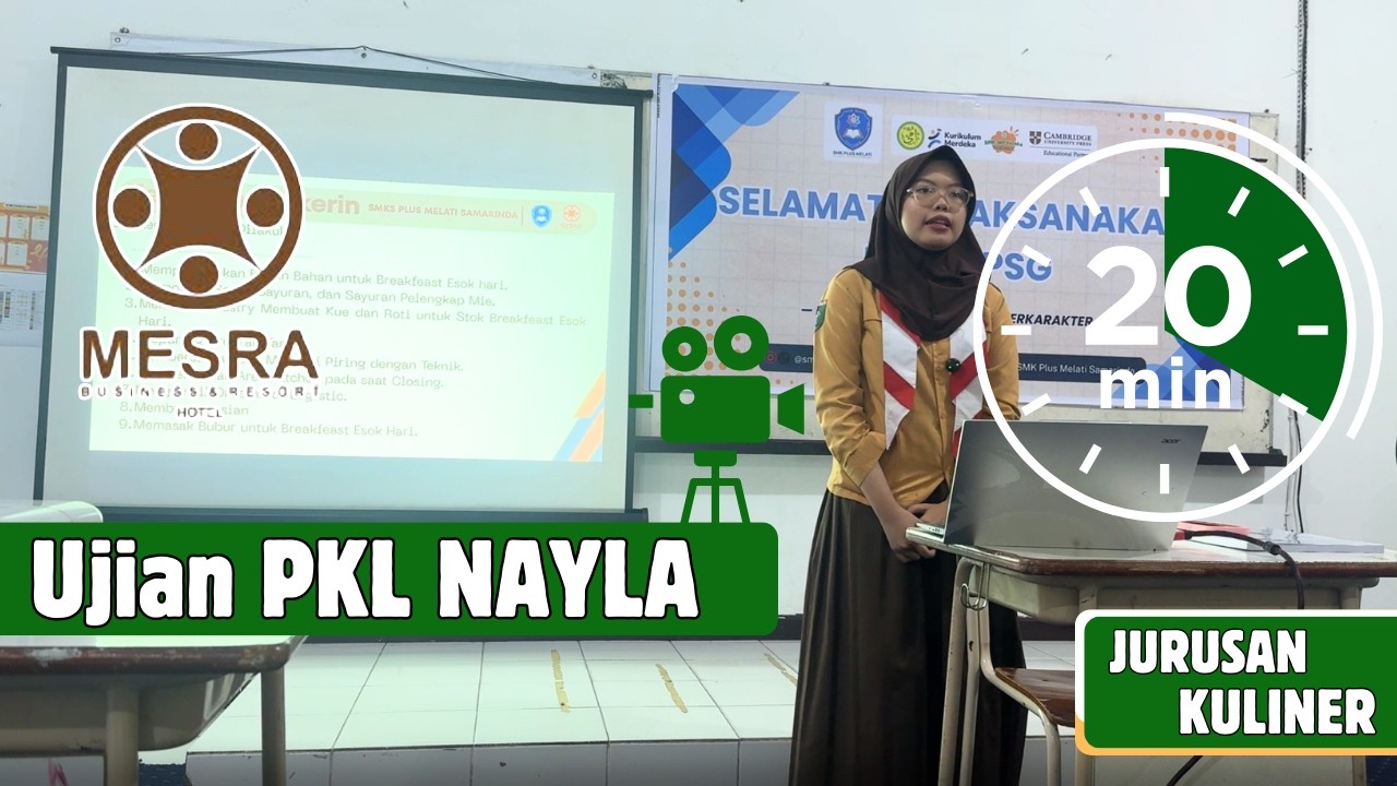 Presentasi Sidang  Laporan PKL SMK - Nayla Aulia Rahmah (Jurusan Kuliner)