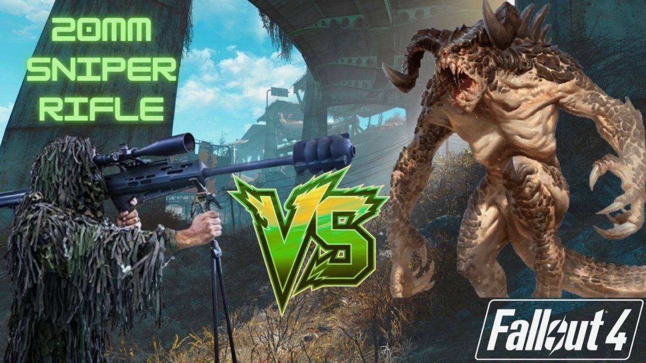 20MM Sniper VS Fallout 4