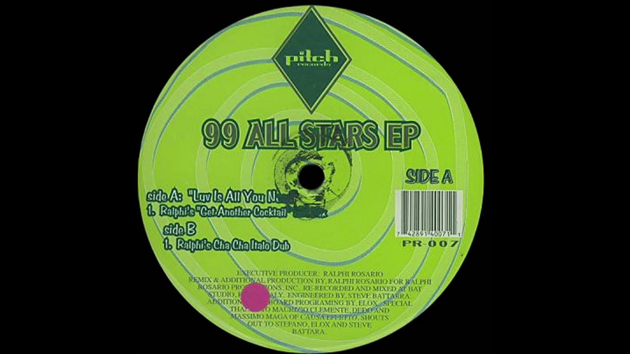 99 Allstars - Luv Is All You Need (Ralphi's Cha Cha Italo Dub)
