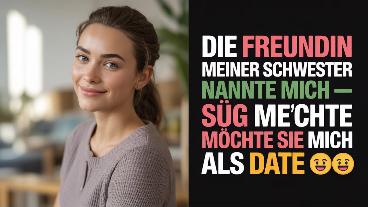 Die Freundin meiner Schwester nannte mich süß – jetzt möchte sie mich als Date 😳