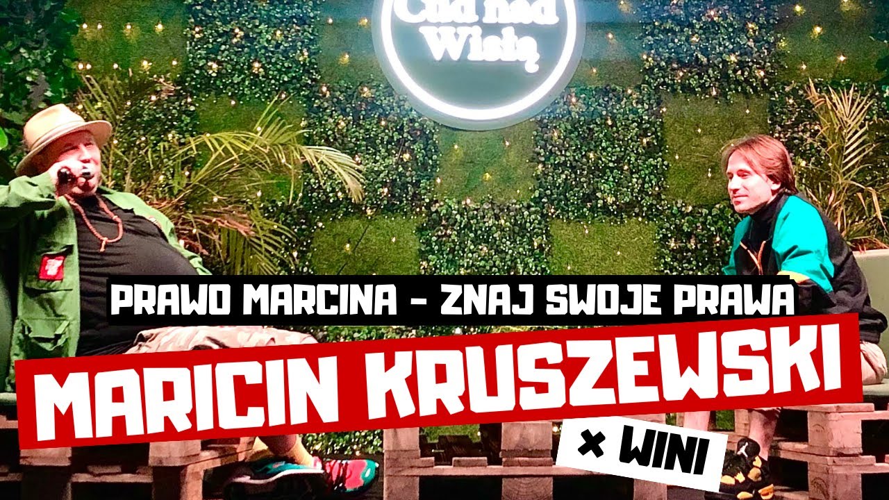 WINI x MARCIN KRUSZEWSKI [PRAWO MARCINA] - rozmowa w Cud nad Wisłą | O prawie i bezprawiu