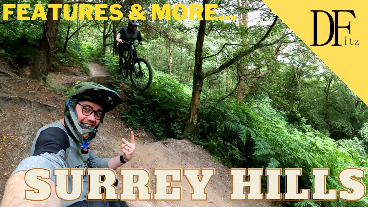 Danny visits all the best features in the Surrey Hills // Pitch Hill & Winterfold MTB madness