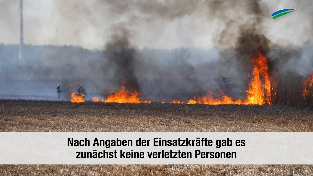 Landmaschine in Neuschoo f&auml;ngt Feuer