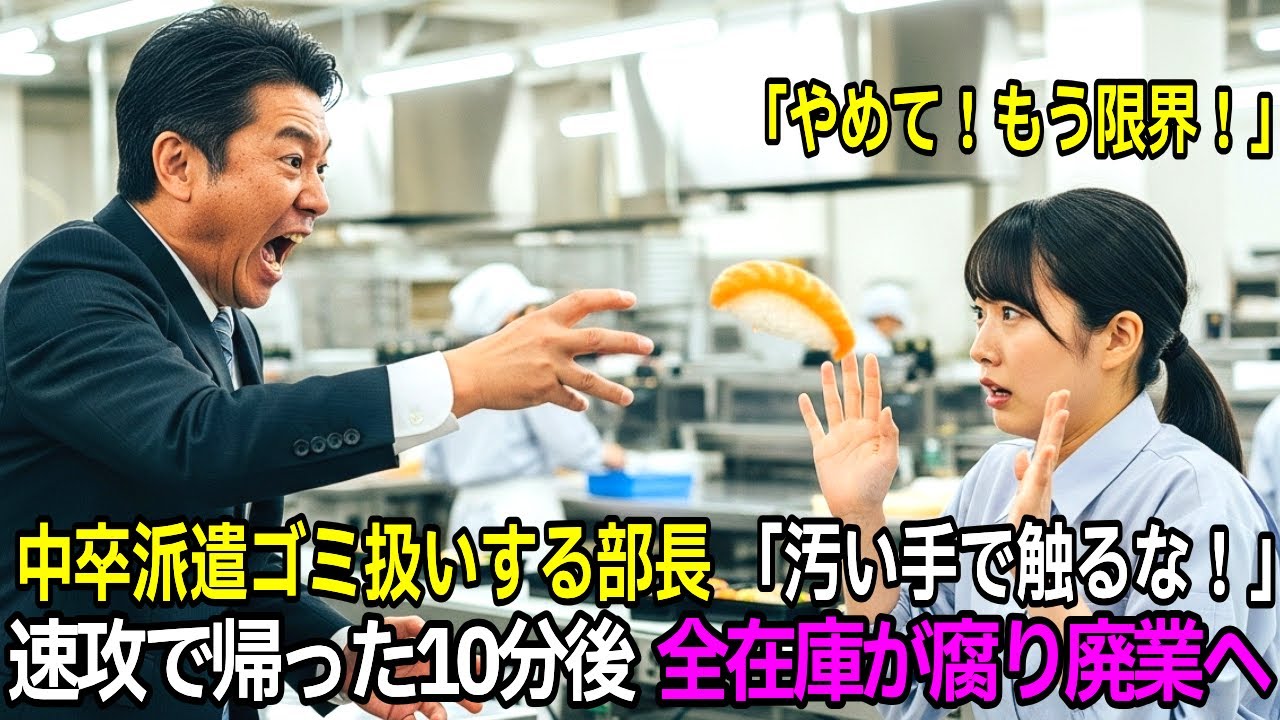 凄腕の検収員と知らず中卒の派遣社員女子を見下すエリート部長 →「わかりました」速攻で帰った結果、わずか10分後にシステム崩壊し全てを失う羽目にｗ