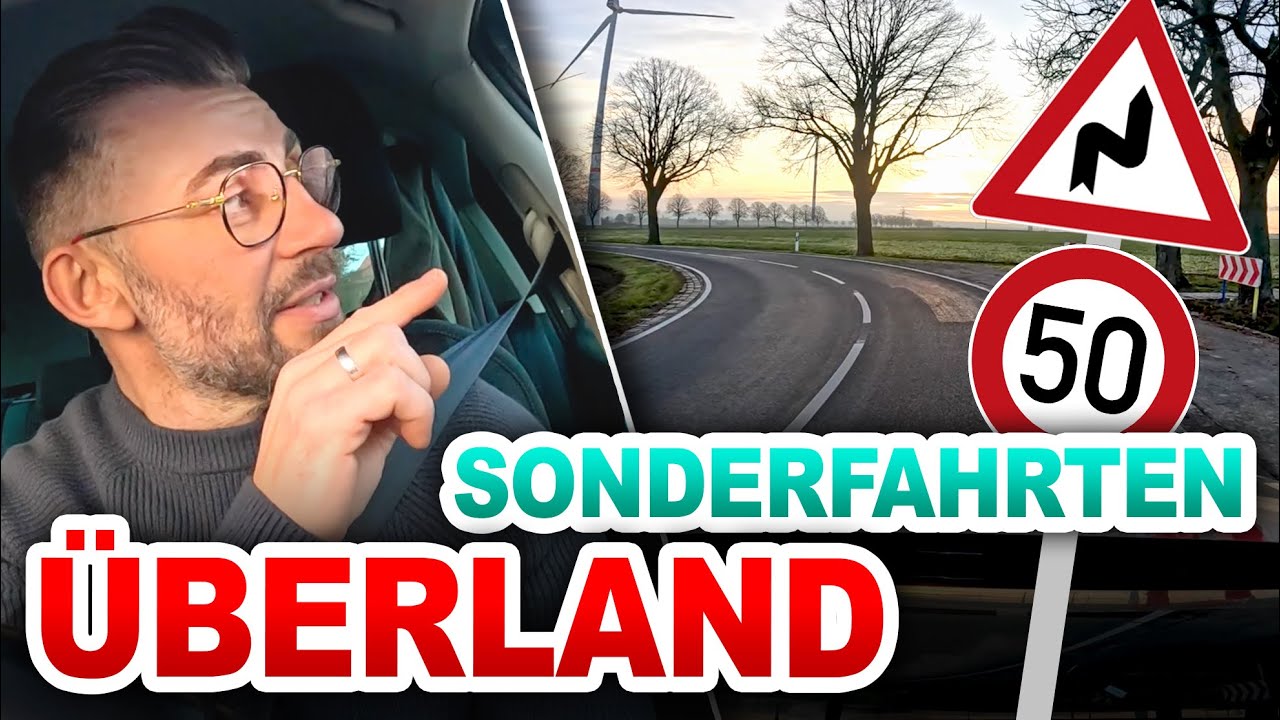 Alles was du für die Überlandfahrt wissen musst! Sonderfahrten Überland  Auto-Führerschein 🚗 🛣️