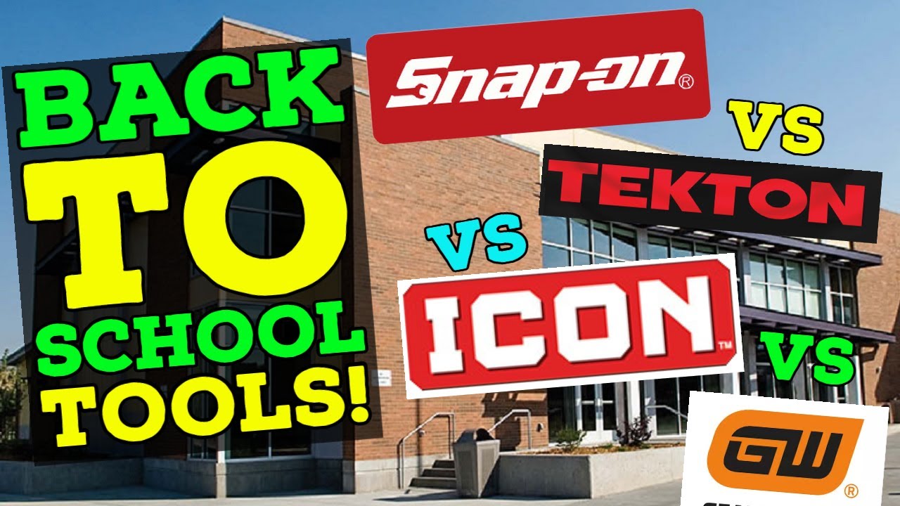 Trade School Tools Buyer's Guide! Mechanic's Edition: Snap-On Tekton Harbor Freight Icon GearWrench