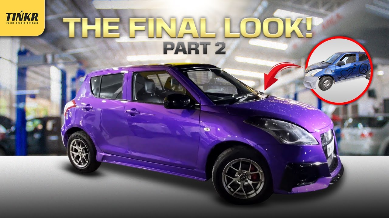 SWIFT Make-over Redo! Dent-work and Repainting Job | Part 2 | Tinkr