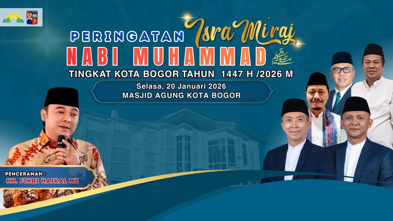 Isra Mi'raj Nabi Muhammad SAW | KH. Fikri Haikal MZ | Masjid Agung Kota Bogor