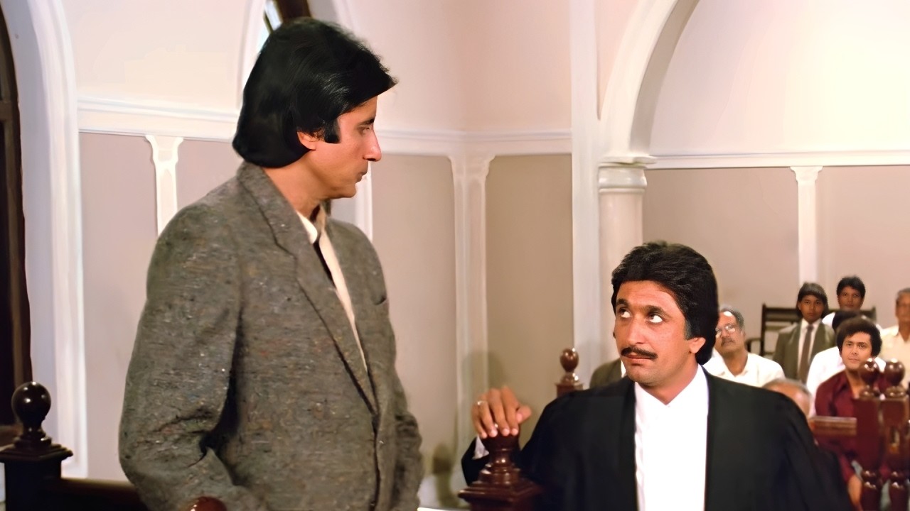 वकील की बोलती बंद कर दी कोर्ट में अमिताभ ने - हिंदी मूवी का जबरदस्त सीन | Akayla court drama movies