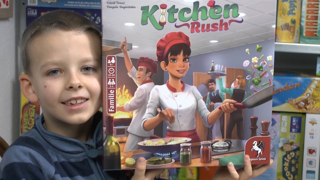 Kooperativ - spaßig und perfekt? Kitchen Rush Familienspiel - ab 8 Jahre (Pegasus Spiele)