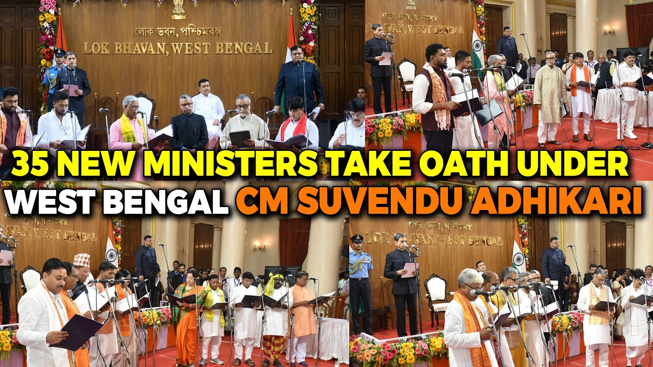 Major Cabinet Expansion in West Bengal: 35 New Ministers Take Oath Under CM Suvendu Adhikari