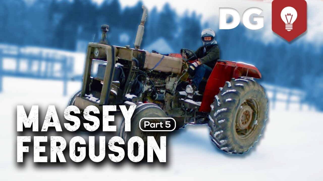 FIRST START! 3.9 Perkins 4-cyl In A Massey Ferguson 270 [EP5]