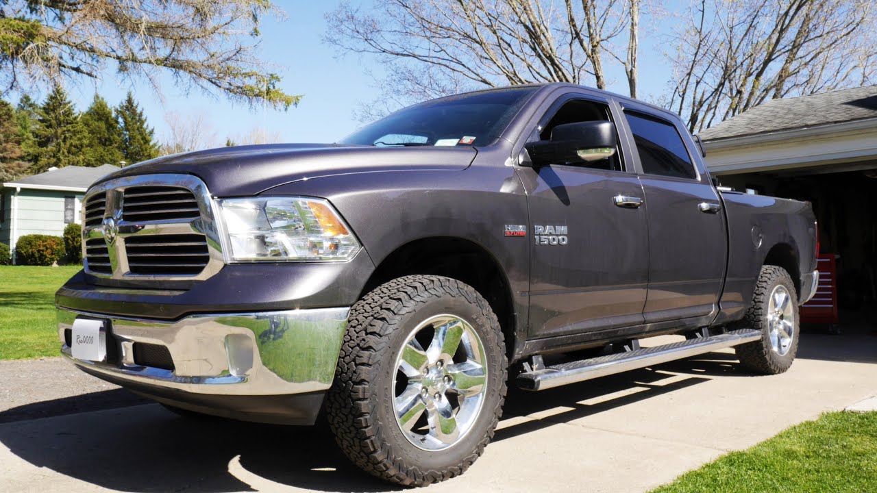Dodge RAM 2015 года, 2-дюймовый лифт-уровень с использованием Bilstein 5100