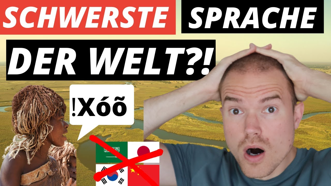 Die 4 schwersten Sprache für Deutschsprachige 😲