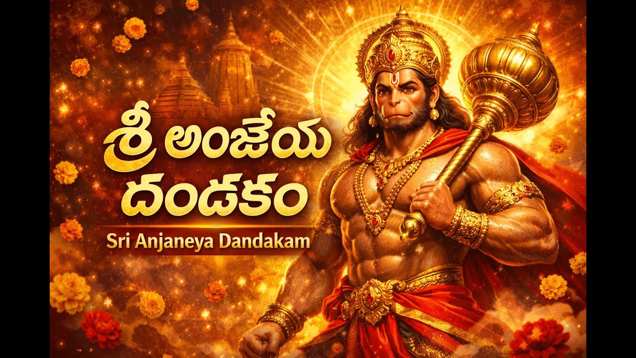 శ్రీ అంజనేయ దండకం | Sri Anjaneya Dandakam | Hanuman Bhakti Stotra