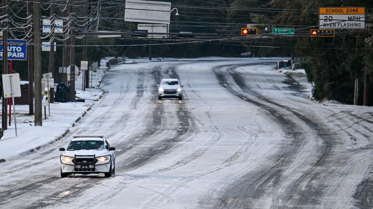 Images show snow in Florida after rare winter storm