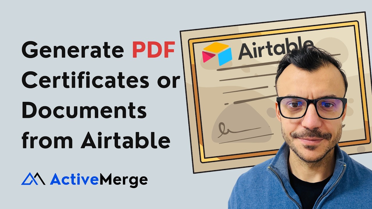 Generate PDF Certificates or Documents from Airtable