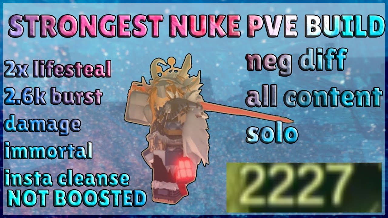 Rune Slayer: Strongest PVE Build (2.7K DMG+IMMORTAL HYPERARMOR SUSTAIN)(only slightly nerfed now)