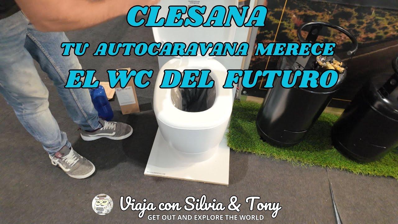 CLESANA TU AUTOCARAVANA MERECE EL WC DEL FUTURO. ADIOS A VACIAR LAS AGUAS NEGRAS.