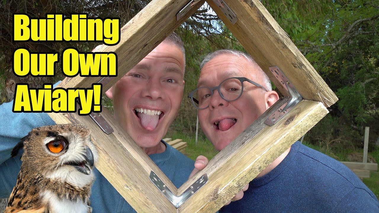 Building an Owl Aviary for our Eurasian Eagle Owl! Ep. 247.