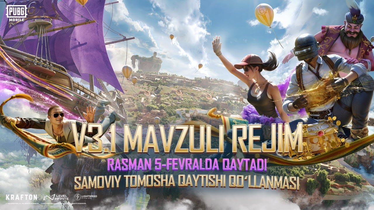 YANGI REJIM O'YNAYMIZ | PUBG MOBILE KAMUSIK