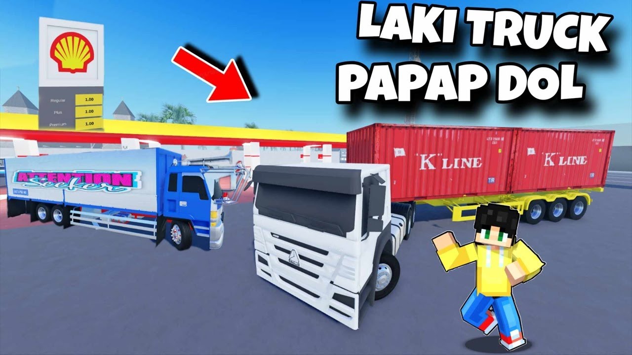 MALALAKING TRUCK na MAY PAPAP DOL DRINIVE KO Kahit MAHIRAP sa ROBLOX