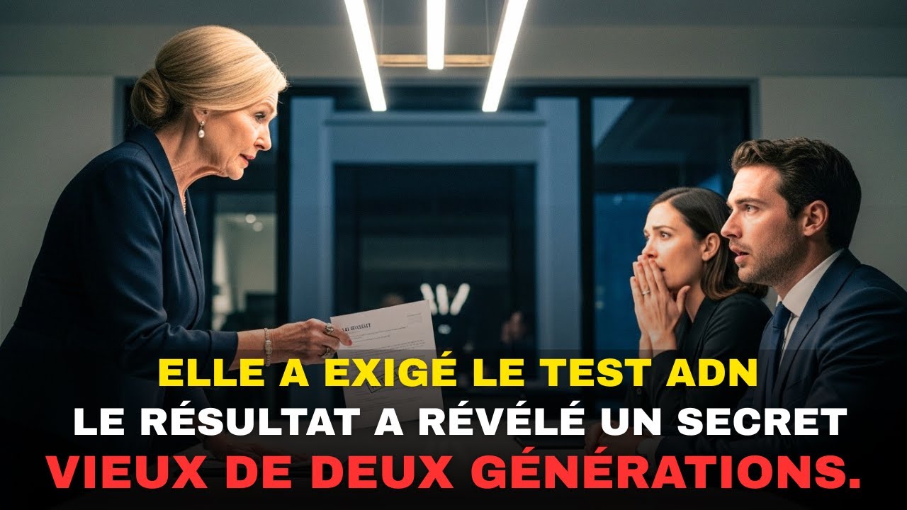 Sa grand-mère a découvert la lignée familiale et l'a poussée à abandonner son fils et sa belle-fille