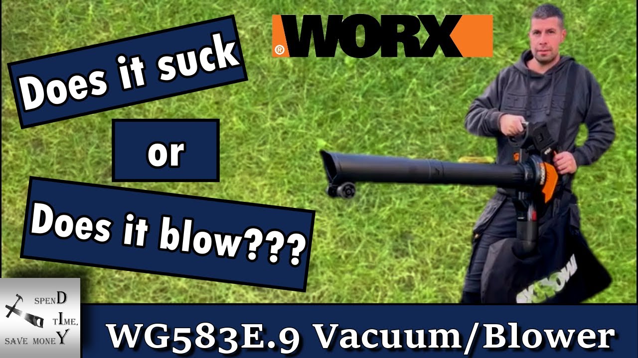 WORX WG583E.9 (40V MAX) Brushless Leaf Blower/Vacuum