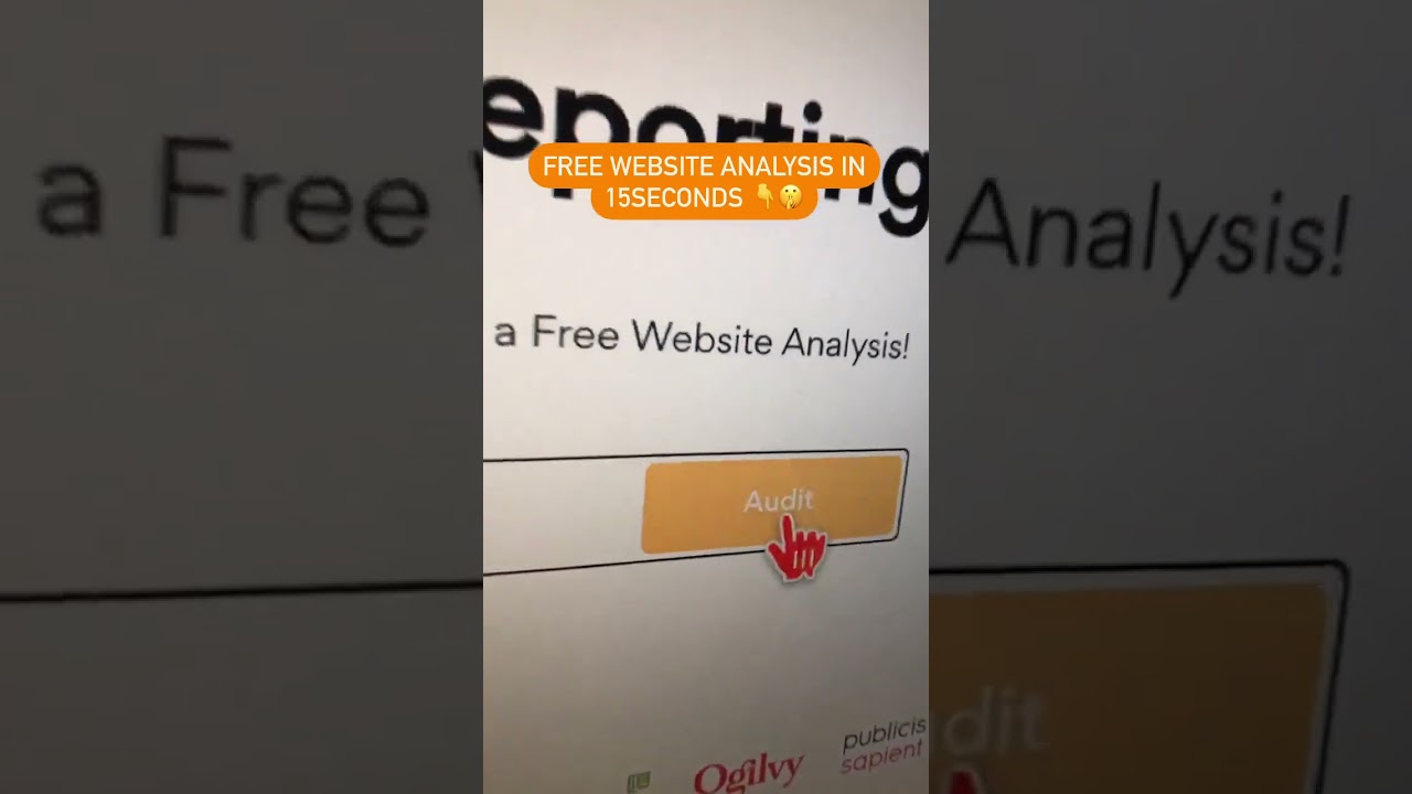 FREE SEO Audit For Your Website In Seconds