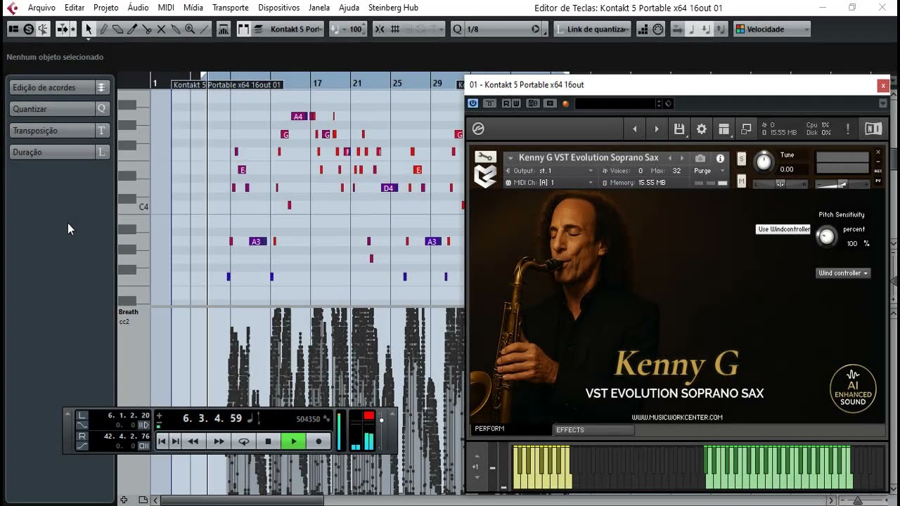 Kenny G VST Evolution – Soprano Saxophone | Kontakt Player, EWI & MIDI Keyboard Compatible