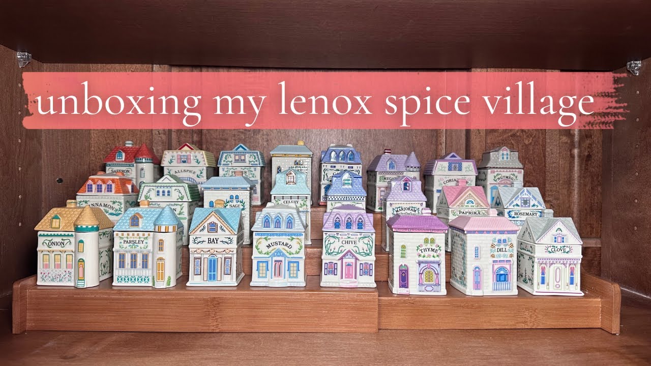 UNBOXING MY LENOX SPICE VILLAGE